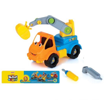 En71 aprobación inteligente Plastci Cartoon DIY coche juguete Mini Toy Car (10225713)